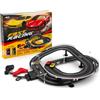 Generico Pista Macchinine Elettrica Pista Auto Telecomandate Circuito 4,5 metri Piste da Corsa Due Macchinine Piste Macchinina Elettriche Telecomandate Circuito Elettrico da Corsa Due Macchine e Controller (A)