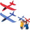 Generico Aereo Giocattolo Polistirolo Per Bambini, 48cm Aereo Aliante In Schiuma, 2x Aerei Polistirolo Da Lanciare, Giocattoli Volanti Leggeri Per Esterni, Sport All'aperto Per Famiglie, Regalo Di Compleanno