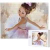 kkvhhyuo Puzzle da 500 pezzi con stampa di ballerina ballerina per adulti, puzzle colorati per la decorazione della casa, idea regalo per la famiglia, perfetto per serate di gioco