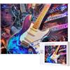 kkvhhyuo Puzzle magico con stampa musicale di chitarra elettrica, 500 pezzi, per adulti, puzzle colorati per la decorazione della casa, idea regalo per la famiglia, perfetto per serate di gioco
