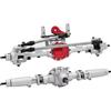 JYYTERD Compatibile Con SCX10 II Per Axial AR44 90047 90046 AX90060 1/10 RC Crawler Parti Di Aggiornamento Set Assale Anteriore Posteriore In Lega Di Alluminio CNC Parti Asse Auto RC