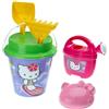 Simba 107113032 - Hello Kitty, secchiello da spiaggia con accessori, 6 pezzi