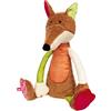 SIGIKID 42841 - Peluche a forma di volpe, patchwork Sweety, per giocare e coccolare, in morbido mix di materiali, per neonati e bambini, ragazzi e ragazze da 0 mesi a 8 anni, multicolore, volpe, 32 cm