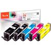 Peach PI100-302 Peach Patrone Canon PGI-570XL/ CLI-571XL MultiPack bk,c,m,y remanufactured