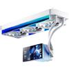 TZMRIT PF360 Aio Water Cooling 360 mm with 5.5 Inch LCD Magnetic Screen Display, All-in-One ARGB Infinity Mirror 2000 RPM PWM Fan, for AM4/AM5 & Intel LGA1851/1700 (White)