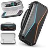 Lmcpa Duro Custodia per Console Nintendo Switch 2 2025, Borsa da Viaggio con 10 Cartucce di Gioco, PC Custodia Rigida Portatile Protettiva per Console Nintendo Switch 2 2025 e Accessori, Nero