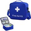 Zasjon Borsa Pronto Soccorso Viaggio, Borsa per Medicinali Portatile Grande Capacità Vuota Kit Pronto Soccorso da Viaggio Medicine Impermeabile Kit pronto Soccorso Casa per Casa, Ufficio, Esterno
