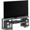 Furinno TURN-S-TUBE Mobile porta TV, centro d'intrattenimento largo, consolle TV per TV fino a 55 pollici, per soggiorno, camera da letto, Verde salvia