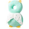 Auirshiky Cuscino di protezione della testa del bambino, cuscino per zaino regolabile e traspirante per tutti,adatto ai bambini che imparano a gattonare e camminare con ginocchiere (Gufo in Peluche)
