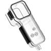 JSGHGDF Custodia resistente agli urti per immersioni subacquee in mare per Pocket 4 custodia per fotocamera con superfici antigraffio per videocamera subacquea