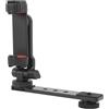 Generic Supporto per Telefono per 3 Supporto Sicuro per Telefono Cellulare in Lega di Alluminio per Treppiede, Design Antiscivolo per un Migliore Controllo della Fotocamera, per la Fotografia con