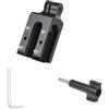 CAZSTYK Supporto per manubrio moto a sgancio rapido per Action 5/Action 6/Pocket 3, staffa in alluminio per fotocamera sportiva, facile installazione