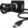 ELP Fotocamera da 20 MP 5K Ultra HD USB 3.0, 5120 x 3840 27,5 fps, webcam ad alta frequenza fotogrammi, obiettivo Variozoom manuale 10-55 mm, Plug & Play compatibile con Jetson Nano, Windows, Linux e
