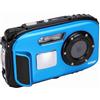 XUMIUZIY Fotocamera Subacquea, Zoom 16X 1080P 48MP, Specchio per Selfie, Fotocamera Digitale Impermeabile IP68 con Display LCD da 2,4 Pollici per Snorkeling, Immersioni, Campeggio (BLUE)