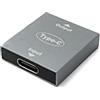 System-S Adattatore USB 3.1 Y tipo C femmina a 2X femmina cavo in grigio