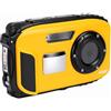 XUMIUZIY Fotocamera Subacquea, Zoom 16X 1080P 48MP, Specchio per Selfie, Fotocamera Digitale Impermeabile IP68 con Display LCD da 2,4 Pollici per Snorkeling, Immersioni, Campeggio (YELLOW)