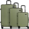 Smartbox set valigie rigide 3 pezzi trolley cabina media grande 4 ruote girevoli leggere e resistenti Edition 05
