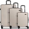 SMARTBOX set valigie rigide 3 pezzi trolley cabina media grande 4 ruote girevoli leggere e resistenti Edition 05