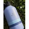 PETLY Bottiglia Portatile per Animali da Viaggio, Per Cani da Viaggio, Borraccia per Acqua e Cibo, Bottiglia da Viaggio con Doppio Scomparto Acqua e Cibo Acciao Inox 1000 ml