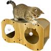 Generico Casa Graffiatoi per Gatti,Casa per Gatti con Design Tunnel,Divano Graffiatoio in Legno per Gattini | Per Uso In Interno Ed Esterno, In Soggiorno, Angolo O Pavimento