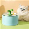 Beddingleer Fontana per gatti, in ceramica, per cani, animali domestici, gatti, antiscivolo, distributore automatico di acqua, per animali domestici, per cani e gatti, 1500 ml (sostituire gli accessori)
