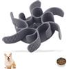 soitzhoc Inserto per ciotola per cani alimentazione lenta, tagliabile inserto per ciotola per alimentazione lenta, inserto per ciotola per cani a spirale in silicone, ciotola a ventosa con forte aspirazione