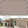 Flyace Vela Ombreggiante Impermeabile 2.5x5M Tenda da Sole per Esterno Vele Ombreggianti Rettangolare Telo Parasole con Fune Occhiellato Protezione UV Tenda Vela per Giardino Balcone Terrazza Cachi
