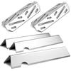 Charbrofire Parti di ricambio per griglia Flavorizer Bar Deflettore di calore per Weber Genesis II Grill Parts GS4 GBS 66794 Flavor Bar 66039 Weber Genesis II 200 Series ii E-210 ii E-240 ii S-210 ii LX E-240 ii