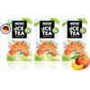 INSTICK just add water INSTICK Bevanda istantanea senza zucchero (tè freddo pesca) - Offerta 3 confezioni da 12 stick per 0,5-1 L - Polvere per bevande vegana, ipocalorica e con vitamina C - Polvere istantanea