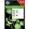 HP 953 XL Multipack nero / ciano / magenta / giallo (3HZ52AE MCVP 01) - 3HZ52AE MCVP 01