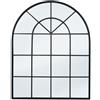 IDMarket - Specchio ad Arco in Vetro di Design Industriale 80x100 cm