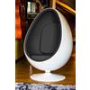 generico Poltrona design Egg Chair (nero)