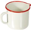 Ibilin Acciaio smaltato, misurino, Bianco/Rosso, 1 litro