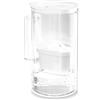 Wessper Caraffa Filtrante vetro 2L, con indicatore LED, con filtro - Bianco | caraffa vetro con filtro acqua potabile, senza BPA, brocca acqua filtrante classic carboni attivo