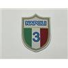 ‎CENTRO RICAMI RICAMIFICIO INDUSTRIALE I Patch-Toppa Microricamata in HD/Jacquard (Alta Definizione) Scudetto NAPOLI Termoadesiva, Micro Filo, Dimensioni : H.cm. 8 X L. cm. 6 - Made in Italy