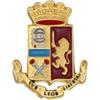 miss divisa Polizia di stato araldica mini spilla - Pin in Metallo Smaltato Oro cm 1,5
