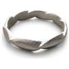 NOWAR FACTORY JEWELS MADE FROM BOMBS NOWAR FACTORY Bracciale Donna Treccia Alluminio Riciclato da Ordigni Bellici, Fatto a Mano in Laos, Nichel Free, Diametro 6,5 cm, Regalo Donna Originale