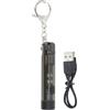 Buachois Torcia Portachiavi Ricaricabile, Mini Torcia LED Portatile, Luce di Emergenza Portatile Esterna con 2 Modalità Fischio Inferiore per Campeggio, Escursionismo, Pesca