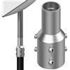 wuutyty Adattatore Starlink per Tubi - Montaggio su Palo, Montanti TV e Alberi Satellitari - Compatibile con V2 - per Tubi Fino a 5,1 cm di Diametro