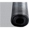 casa pura®, zanzariera per porte e finestre, protezione contro gli insetti in fibra di vetro con rivestimento in vinile, 2 lunghezze e 4 larghezze disponibili, Nero, 3 m x 0,8 m