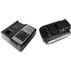 Trade-Shop 2 in1 OFFERTA im Set: batteria caricatore + Li-Ion 14,4 V 3000 mAh batteria per Panasonic EY4640 ey7440 EY7441 ey7442 ey7540 ey7541 ey7542 ey7546 ey7547 ey7840 ey7940 EY9L40B ez3740 ez3741