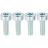 Create idea 4 Pezzi Viti Per Silenziatore Motosega M5x16mm Vite Scanalata 9022-341-0983 Compatibile Con Stihl FS240 FS411 FS511 FS561 MS193T MS194T