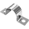 dabinzhijia 20 Pezzi U-Fascette Stringitubo Acciaio Inox, 20 mm staffe A U Fascette Metalliche, Clip di Fissaggio per il Fissaggio di Cavi e Tubi