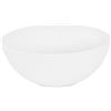 LuxeBath Lavabo di Appoggio Design Moderno - Ø 320 x 135 mm - in Ceramica - Rotondo - Finitura Bianco Lucido - Lavandino Sospeso Lavello Lavamani Bacinella a Forma di Ciotola Sanitari per Bagno