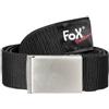 Fox Outdoor Cintura con scomparto interno, nera, circa 4 cm,