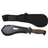 MFH Extreme machete, nera, con fodero e sega, 39cm,