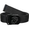 MFH USMC cintura, nera, circa 3,5 cm,