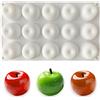 duoyif Stampo Silicone Mela 15 Cavità Stampi Per Torta Mela Stampi Per Cioccolato Melas 3D Stampo a Forma Di Melas Per Mousse Cioccolato Torta Muffin Brownie Gelatina Sapone