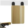 ORARTMM Estensore da scrivania, vassoio di estensione da scrivania in legno massello, 17,5 x 25 x 1,2 cm, organizer da scrivania per ufficio, supporto per monitor, mensola per laptop, colore legno naturale