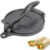 Générique Pressa per tortilla, 20 cm/16 cm Macchina per Quesadilla in alluminio, nero, moderno